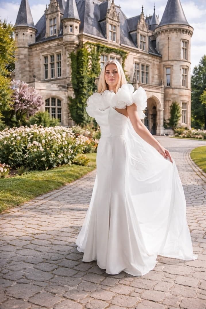 Braut im Schlosspark