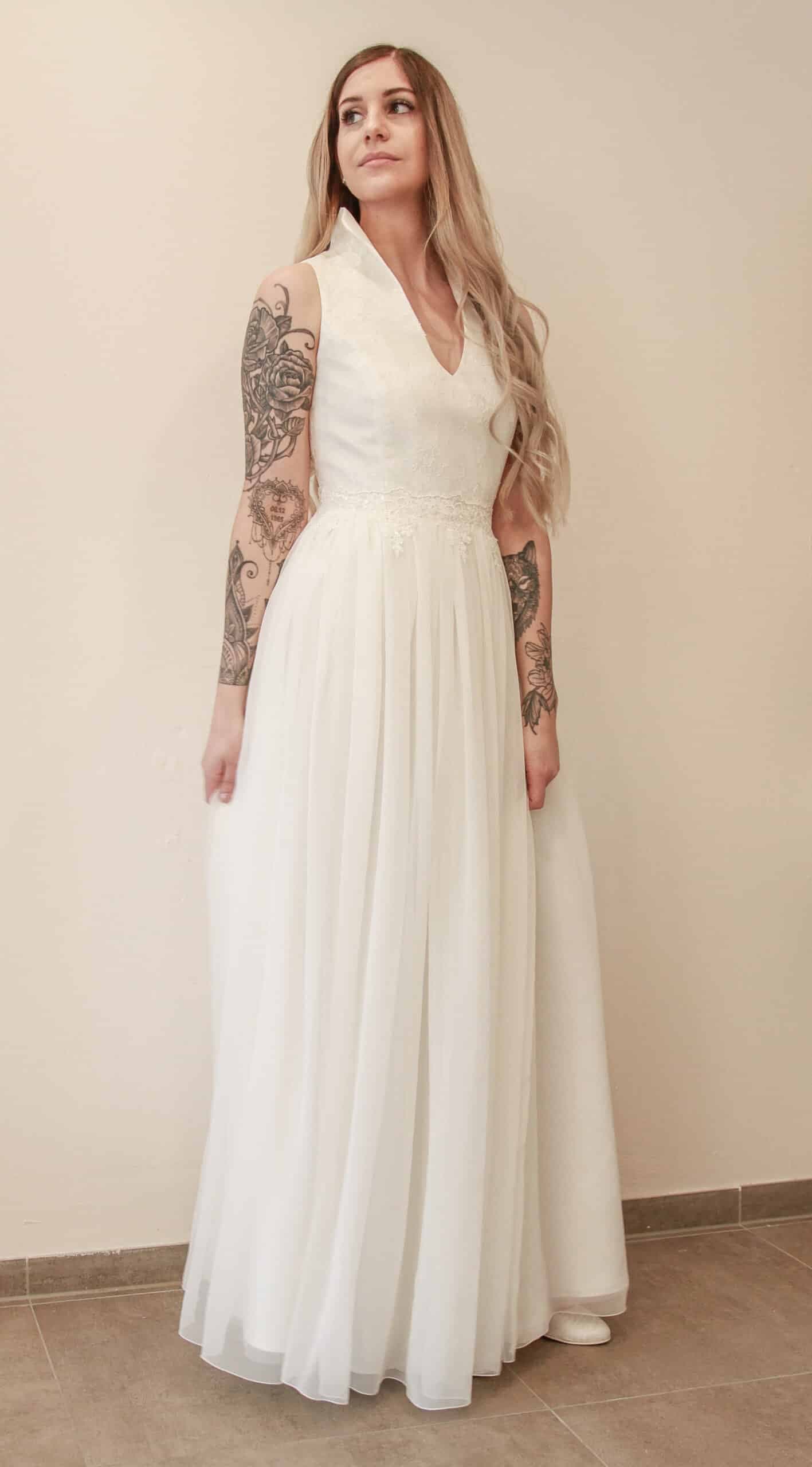 Braut im Tüllkleid